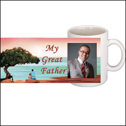"Milk White personalised Mug - (for Dad) - Click here to View more details about this Product